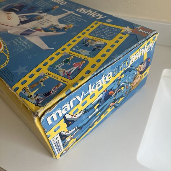 Mattel Mary-Kate and Ashley In Action Airplane Play Set 2002 Brand New Animated - Picture 4 of 6